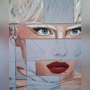 8x10 Canvas - Tally, Original Artwork